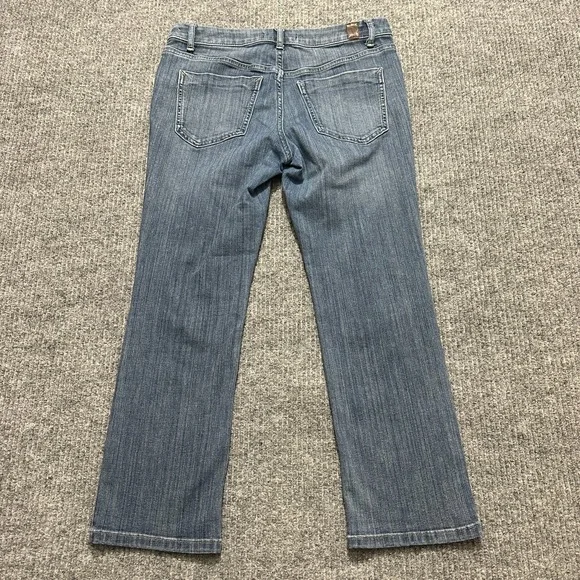 Simply Vera VeraWang Denim Womens Capri Jeans Size 6P Blue Denim Low Rise - Picture 8 of 9